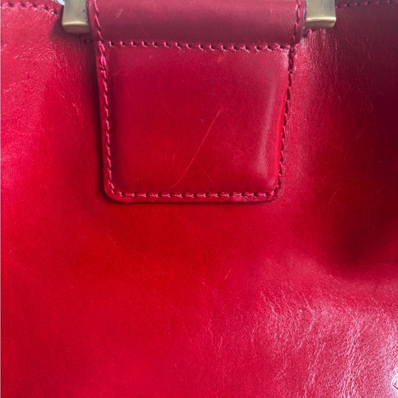 Patricia Nash Women’s Empoli Red Satchel Crossbody Bag - Picture 12 of 12